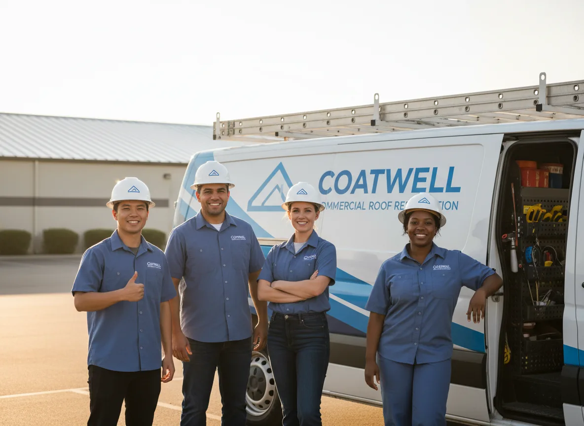 Commercial roof coating company in Hampton, MN